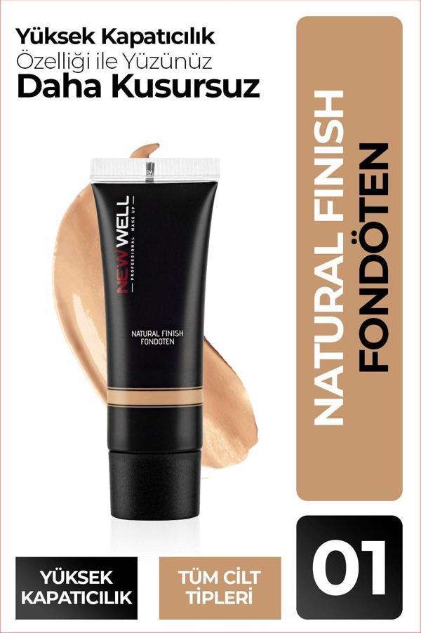 New Well Naturel Finish Fondöten No 01 - Image 1