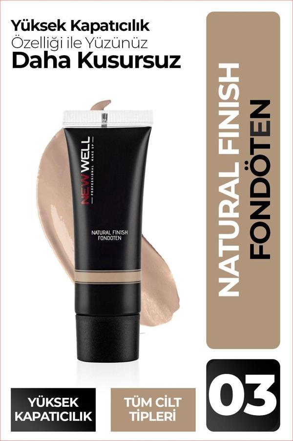 New Well Naturel Finish Fondöten No 03 - Image 1