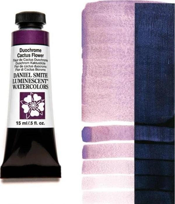 Daniel Smith Extra Fine Tüp Suluboya 15 ml Seri 1 Duochrome Cactus Flower (Luminescent) - Image 1