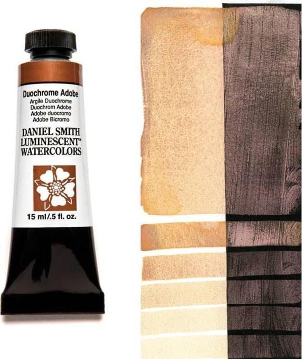 Daniel Smith Extra Fine Tüp Suluboya 15 ml Seri 1 Duochrome Adobe (Luminescent) - Image 1