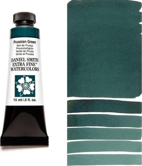 Daniel Smith Extra Fine Tüp Suluboya 15 ml Seri 1 Prussian Green - Image 1
