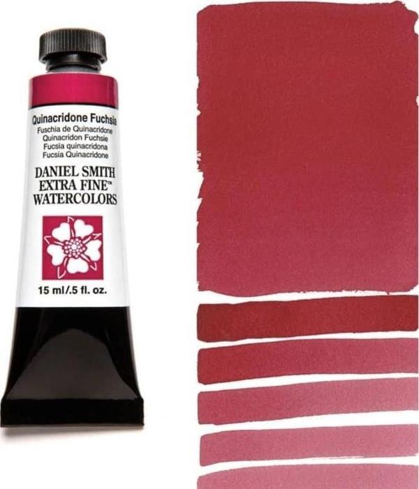Daniel Smith Extra Fine Tüp Suluboya 15 ml Seri 2 Quinacridone Fuchsia - Image 1