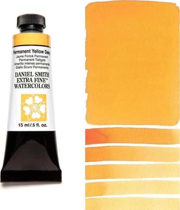 Daniel Smith Extra Fine Tüp Suluboya 15 ml Seri 3 Permanent Yellow Deep - Image 1