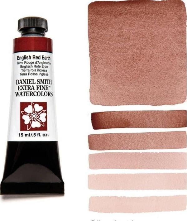 Daniel Smith Extra Fine Tüp Suluboya 15 ml Seri 1 English Red Earth - Image 1