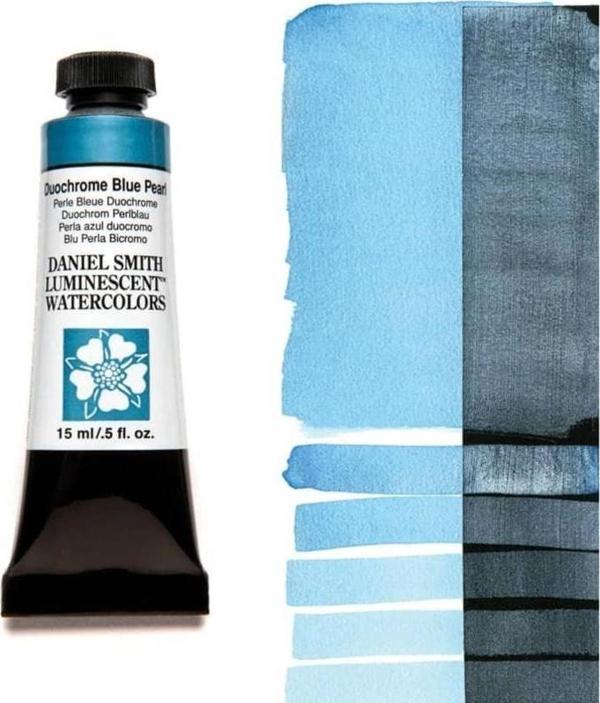Daniel Smith Extra Fine Tüp Suluboya 15 ml Seri 1 Duochrome Blue Pearl (Luminescent) - Image 1