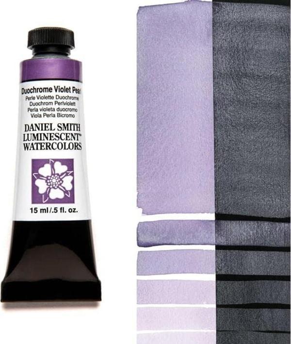 Daniel Smith Extra Fine Tüp Suluboya 15 ml Seri 1 Duochrome Violet Pearl (Luminescent) - Image 1