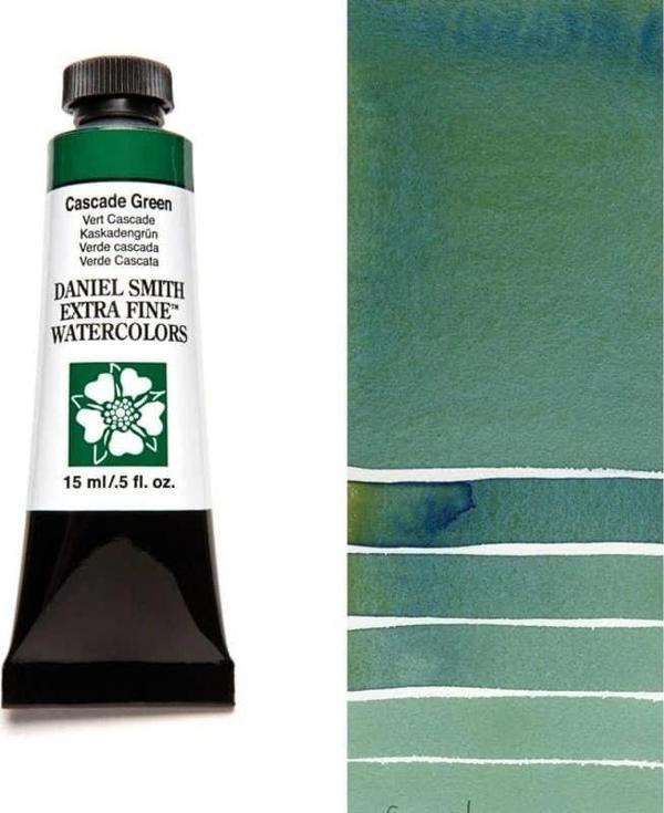 Daniel Smith Extra Fine Tüp Suluboya 15 ml Seri 1 Cascade Green - Image 1