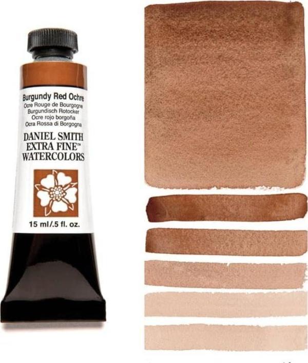 Daniel Smith Extra Fine Tüp Suluboya 15 ml Seri 2 Burgundy Red Ochre - Image 1