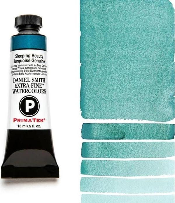 Daniel Smith Extra Fine Tüp Suluboya 15 ml Seri 5 Sleeping Beauty Turquoise Genuine (PrimaTek) - Image 1