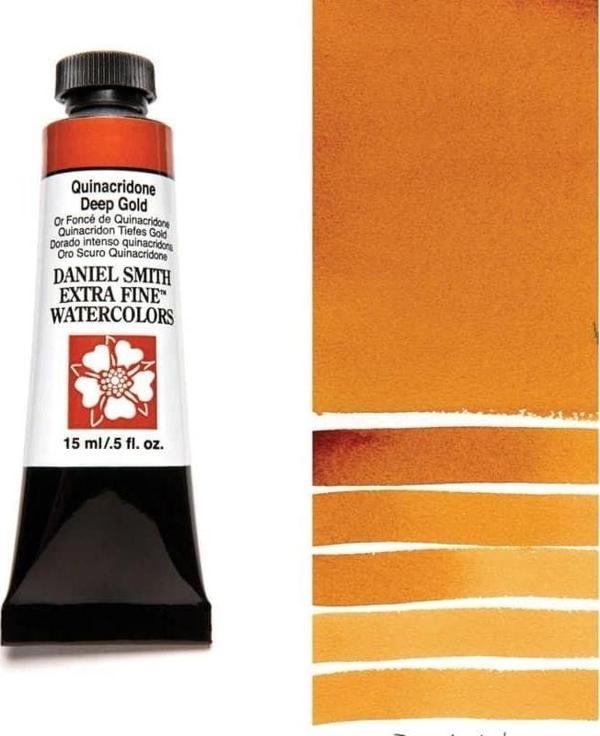 Daniel Smith Extra Fine Tüp Suluboya 15 ml Seri 2 Quinacridone Deep Gold - Image 1