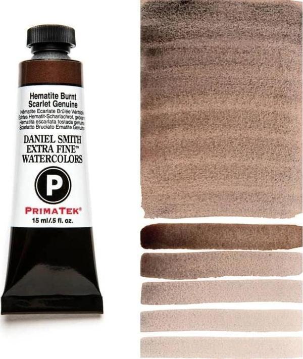 Daniel Smith Extra Fine Tüp Suluboya 15 ml Seri 3 Hematite Burnt Scarlet Genuine (PrimaTek) - Image 1