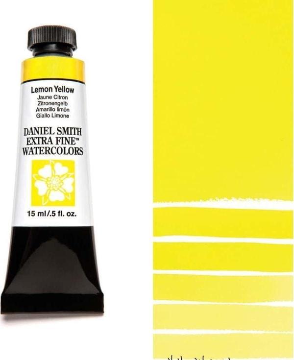 Daniel Smith Extra Fine Tüp Suluboya 15 ml Seri 1 Lemon Yellow - Image 1