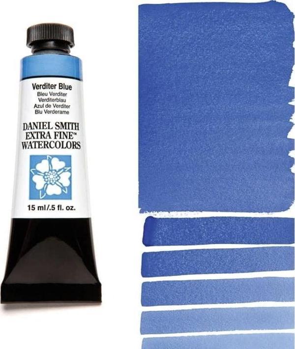 Daniel Smith Extra Fine Tüp Suluboya 15 ml Seri 2 Verditer Blue - Image 1