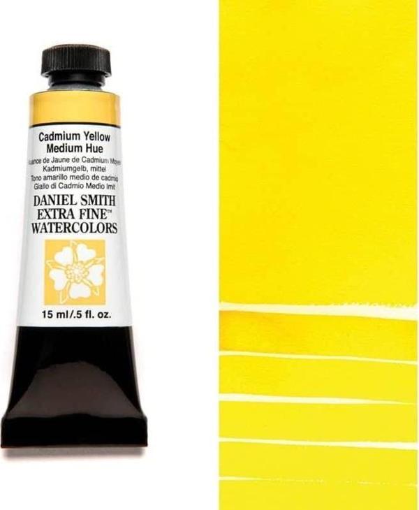 Daniel Smith Extra Fine Tüp Suluboya 15 ml Seri 3 Cadmium Yellow Medium Hue - Image 1