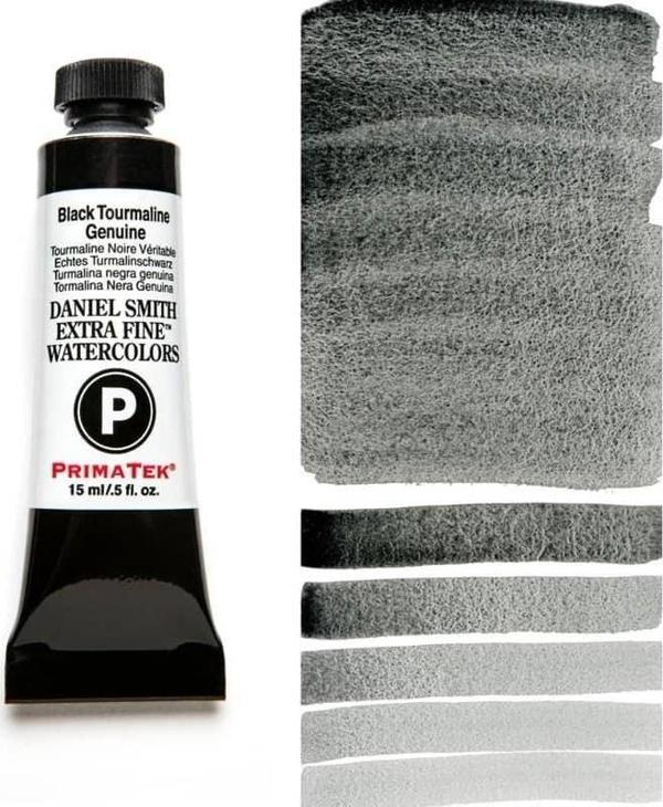 Daniel Smith Extra Fine Tüp Suluboya 15 ml Seri 3 Black Tourmaline Genuine (PrimaTek) - Image 1