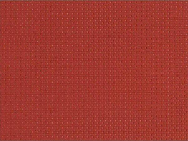 Auhagen Maket 187 Ölçek Plastik Tuğla Kaplama Kırmızı N52412 - Image 1
