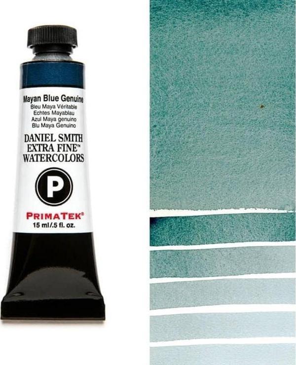 Daniel Smith Extra Fine Tüp Suluboya 15 ml Seri 3 Mayan Blue Genuine (PrimaTek) - Image 1