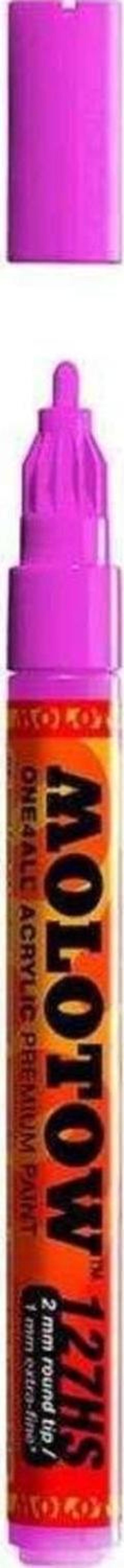 Molotow 127Hs One4All Akrilik Marker Kalem 2 Mm Fluorescent Pink 200 - Image 1