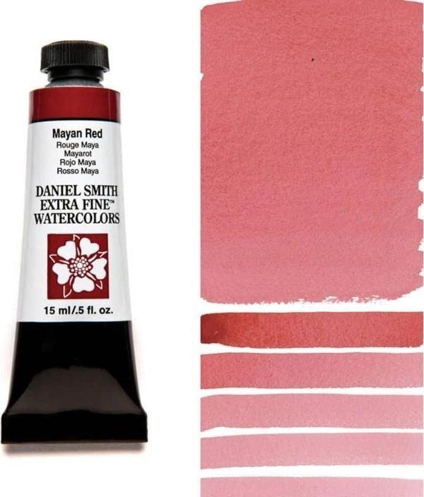 Daniel Smith Extra Fine Tüp Suluboya 15 ml Seri 3 Mayan Red - Image 1