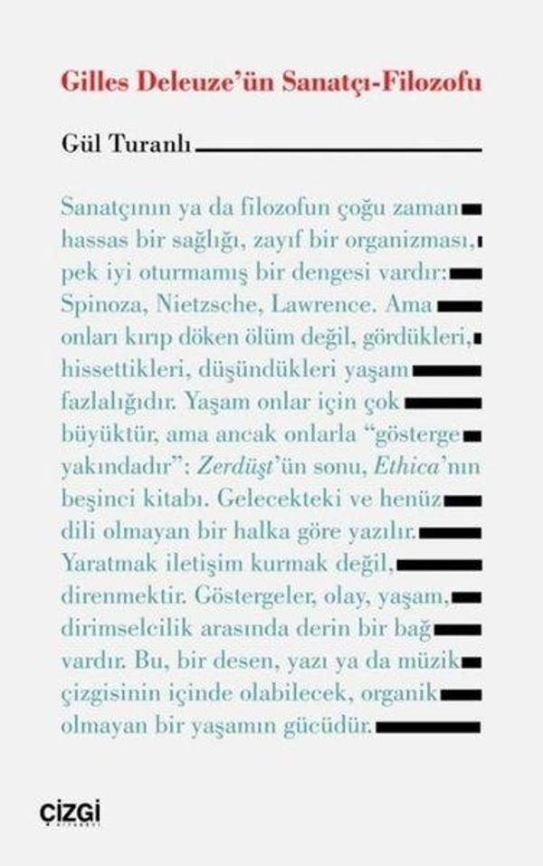 Gilles Deleuze'ün Sanatçı-Filozofu - Çizgi Kitabevi - Image 1