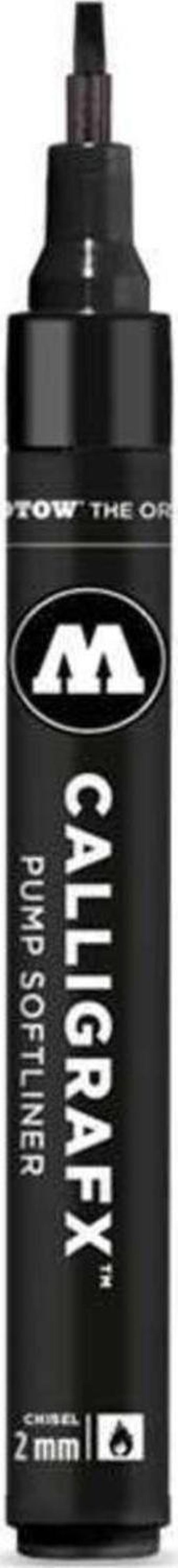 Molotow Calligrafx Softliner Kaligrafi Kalemi 2 Mm Black - Image 1