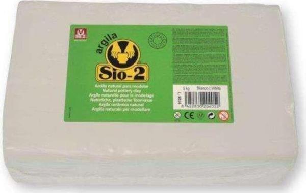 Sio 2 Argila Çömlek Kili Beyaz 5 Kg - Image 1