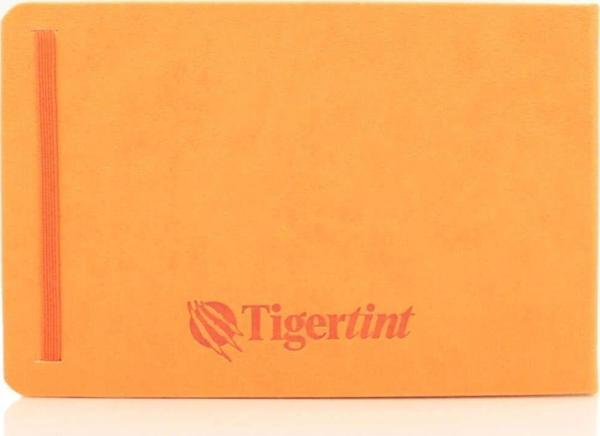 Tigertint Sert Kapak Yatay Eskiz Defteri 140 Gr A5 80 Yaprak Turuncu 100142506 - Image 1