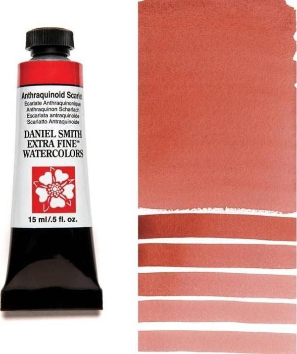 Daniel Smith Extra Fine Tüp Suluboya 15 ml Seri 3 Anthraquinoid Scarlet - Image 1