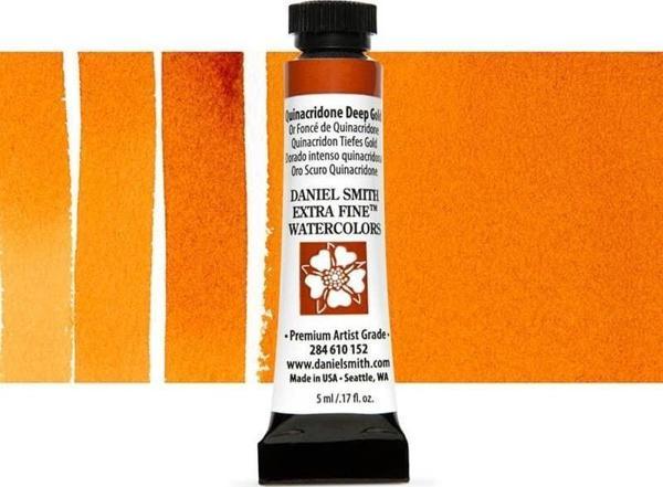 Daniel Smith Extra Fine Tüp Suluboya 5 ml Seri 2 Quinacridone Deep Gold - Image 1