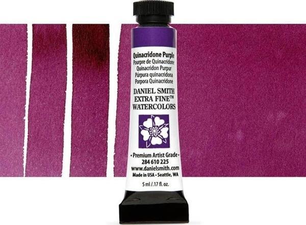 Daniel Smith Extra Fine Tüp Suluboya 5 ml Seri 2 Quinacridone Purple - Image 1