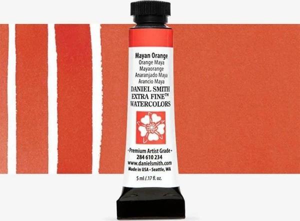 Daniel Smith Extra Fine Tüp Suluboya 5 ml Seri 3 Mayan Orange - Image 1
