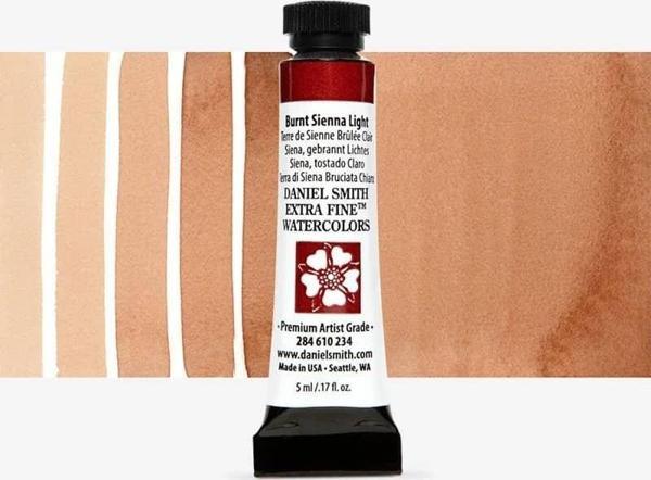 Daniel Smith Extra Fine Tüp Suluboya 5 ml Seri 1 Burnt Sienna Light - Image 1