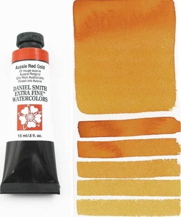 Daniel Smith Extra Fine Tüp Suluboya 15 ml Seri 2 Aussie Red Gold - Image 1