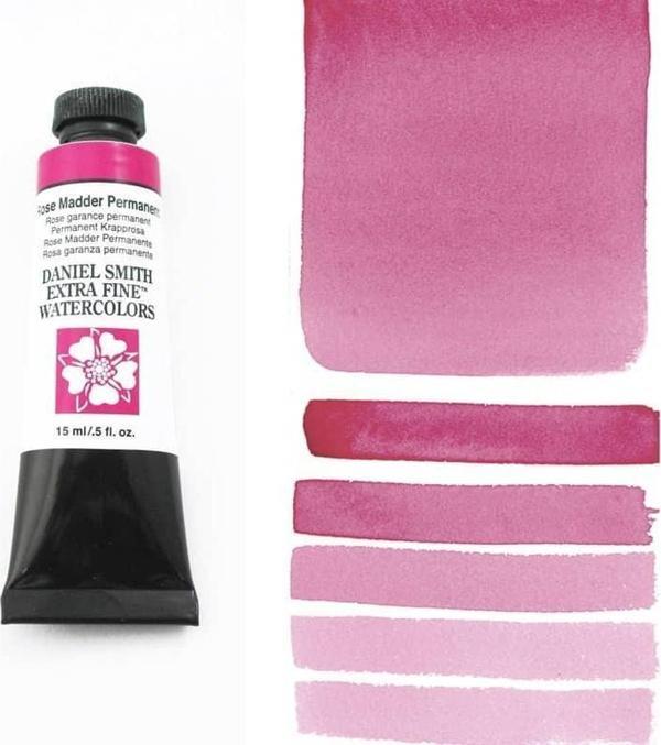 Daniel Smith Extra Fine Tüp Suluboya 15 ml Seri 2 Rose Madder Permanent - Image 1