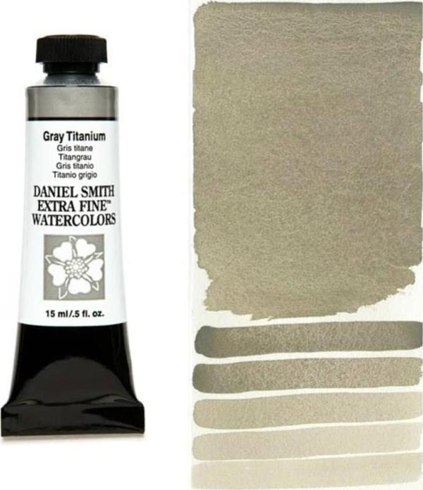 Daniel Smith Extra Fine Tüp Suluboya 15 ml Seri 1 Gray Titanium - Image 1