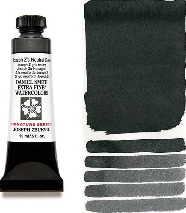 Daniel Smith Extra Fine Tüp Suluboya 15 ml Seri 2 Joseph Z's Neutral Grey - Image 1