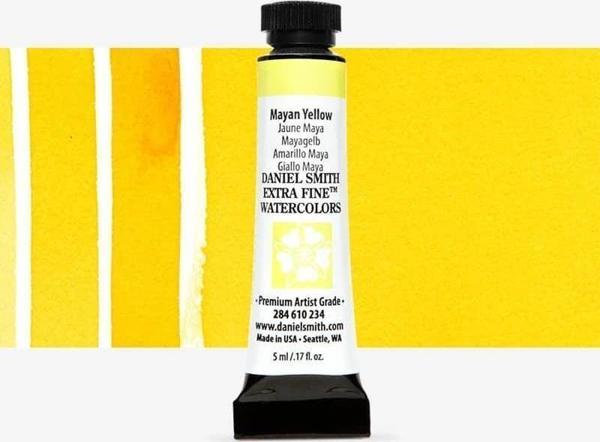 Daniel Smith Extra Fine Tüp Suluboya 5 ml Seri 3 Mayan Yellow - Image 1