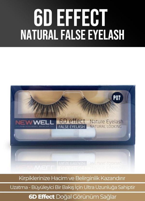 New Well 6D Effect Natural False Eyelash P07 - Image 1