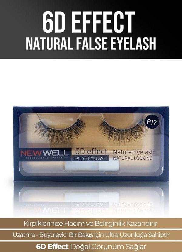 New Well 6D Effect Natural False Eyelash P17 - Image 1