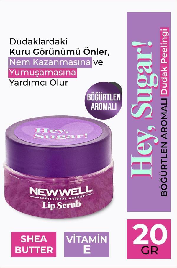 New Well Hey Sugar! Böğürtlen Aromalı Dudak Peelingi 20gr - Image 1