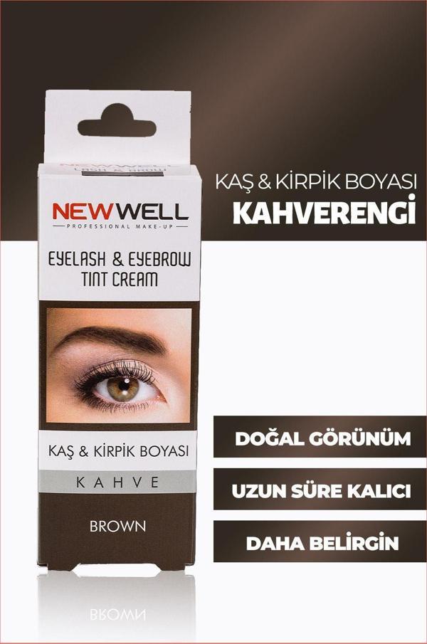 New Well Kaş & Kiprik Boyası - Kahverengi  - Image 1