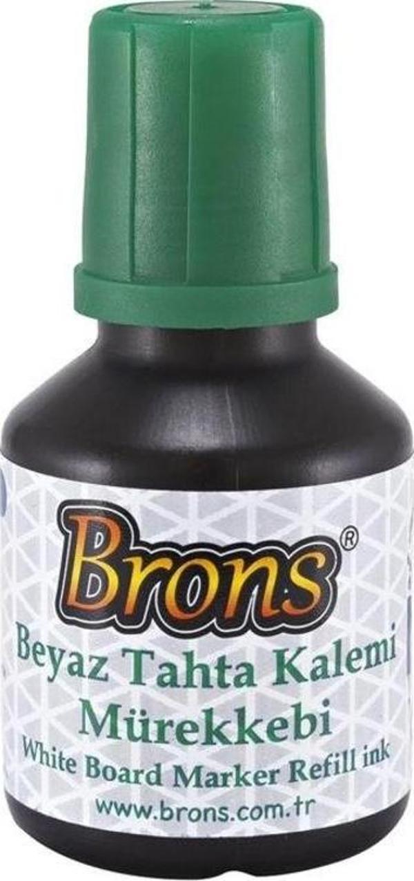 Brons Beyaz Tahta Kalemi Mürekkebi 30 cc. Yeşil - Image 1