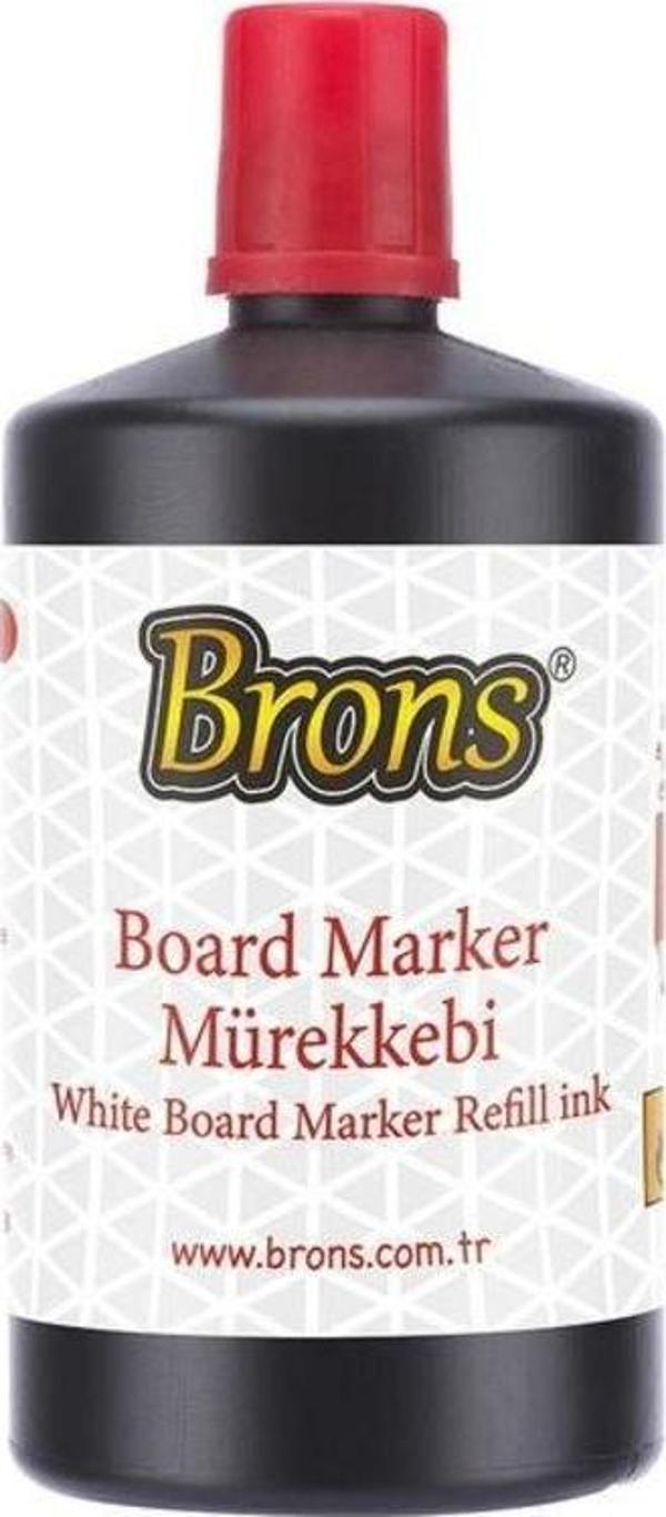 Brons Beyaz Tahta Kalemi Mürekkebi 250 cc. Kırmızı - Image 1