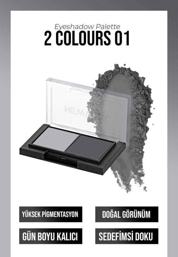 New Well Porcelain Make Up 2li Far Paleti No01 - Image 1