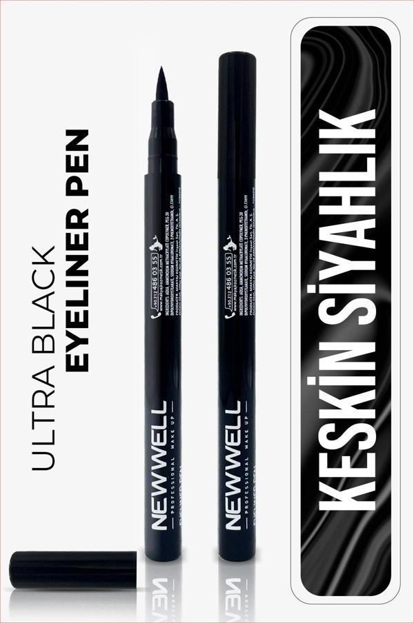 New Well Ultra Black Eyeliner Pen  8680097213327 - Image 1