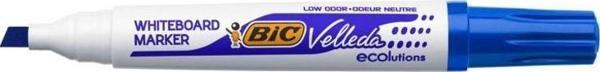 Bic Velleda 1751 Kesik Uç Beyaz Tahta Kalemi Mavi - Image 1