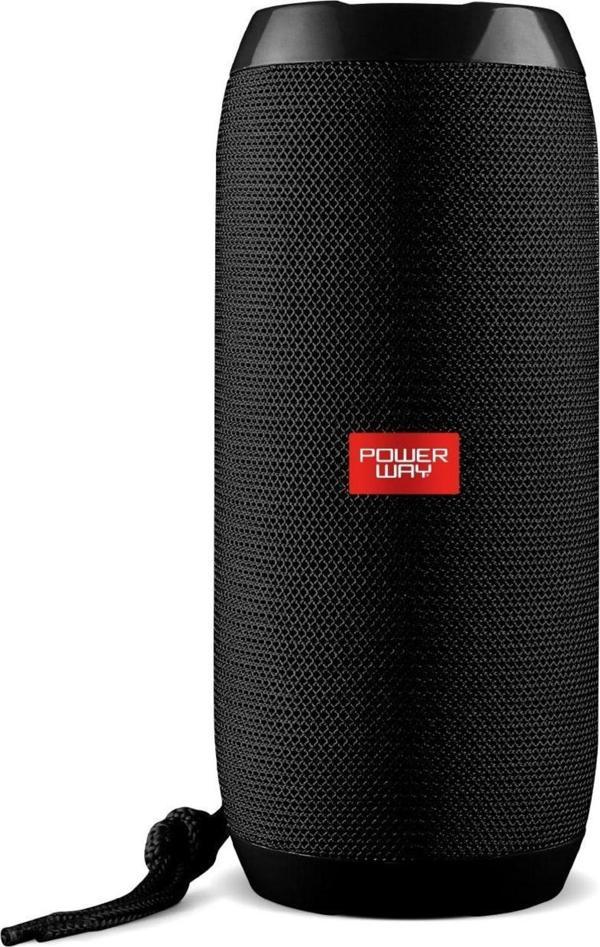 POWERWAY WRX01 SD KART AUX USB GIRISLI KABLOSUZ FM RADYO BLUETOOH SPEAKER SIYAH - Image 1