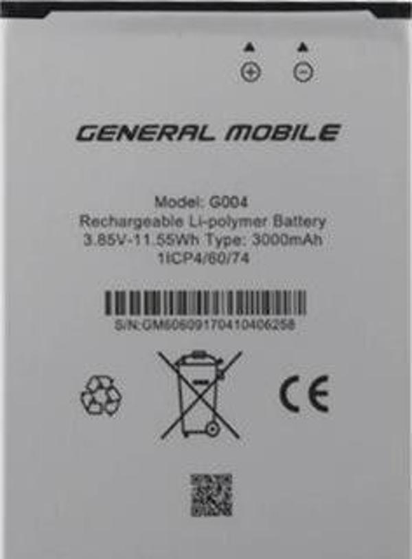 General Mobile Discovery GM6/GM6 LİFE Pil Batarya - Image 1