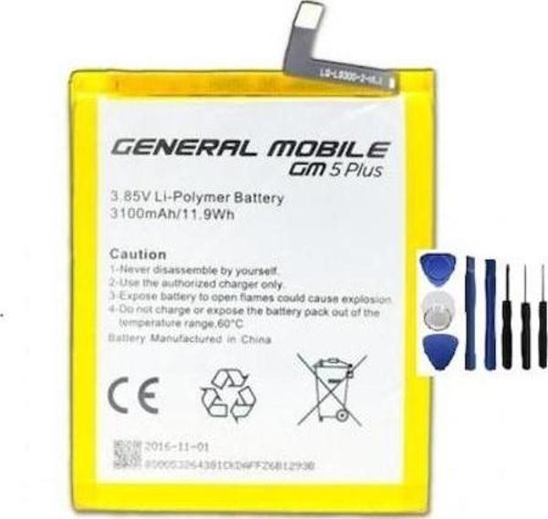 General Mobile GM5 Plus Pil Batarya ve Tamir Seti - Image 1