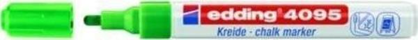 Edding 4095 Kara Tahta ve Cam için Likit Tebeşir Kalemi 3 mm Yuvarlak Uç YEŞİL - Image 1